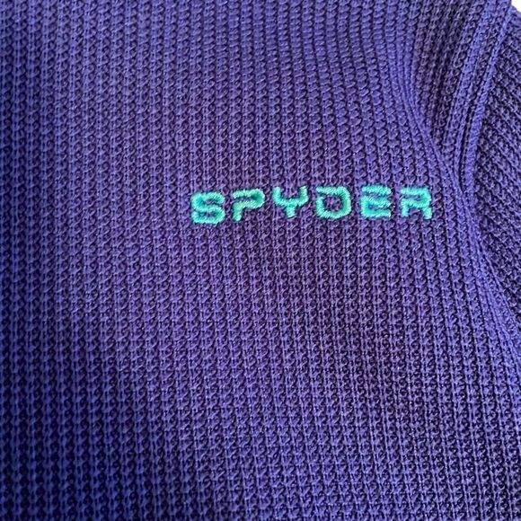 NWOT Spyder Blue Endure Mid-Weight Stryke Full Zip Jacket - Size M (10-12) - Picture 6 of 9